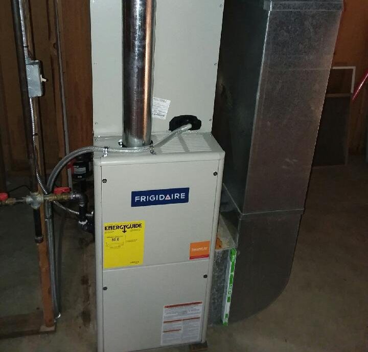 Type of furnace that can be serviced and upgraded by Inman Heating & Cooling in Columbia, IL; A Furnace Repair successfully completed.