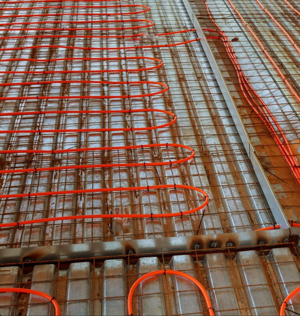 Inman Heating & Colling in Columbia, IL provides Radiant Heating System installation of coils for in-floor heating